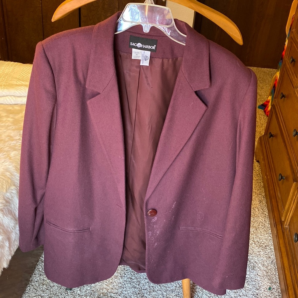100% Wool Vintage Suit Jacket